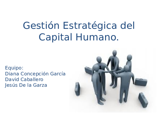 (PPT) Gestion Estrategica del Capital Humano