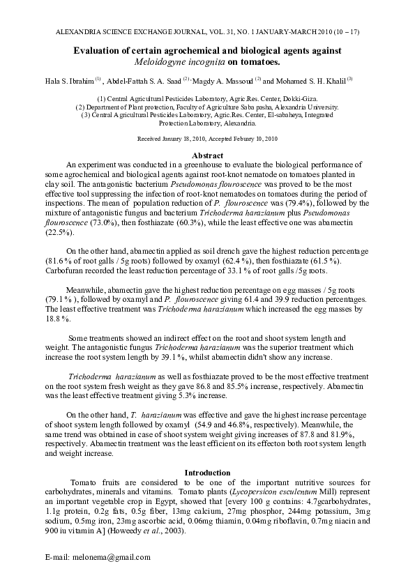 Effects of agrochemicals on soil image