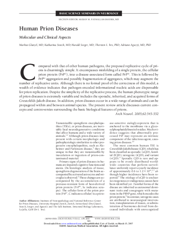 Prion diseases essay 07 picture