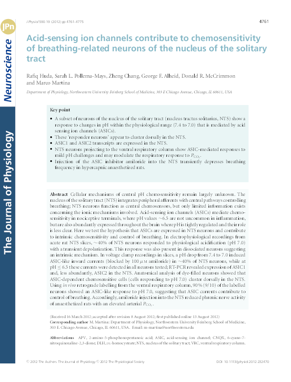 (PDF) Acid-sensing ion channels contribute to chemosensitivity of ...