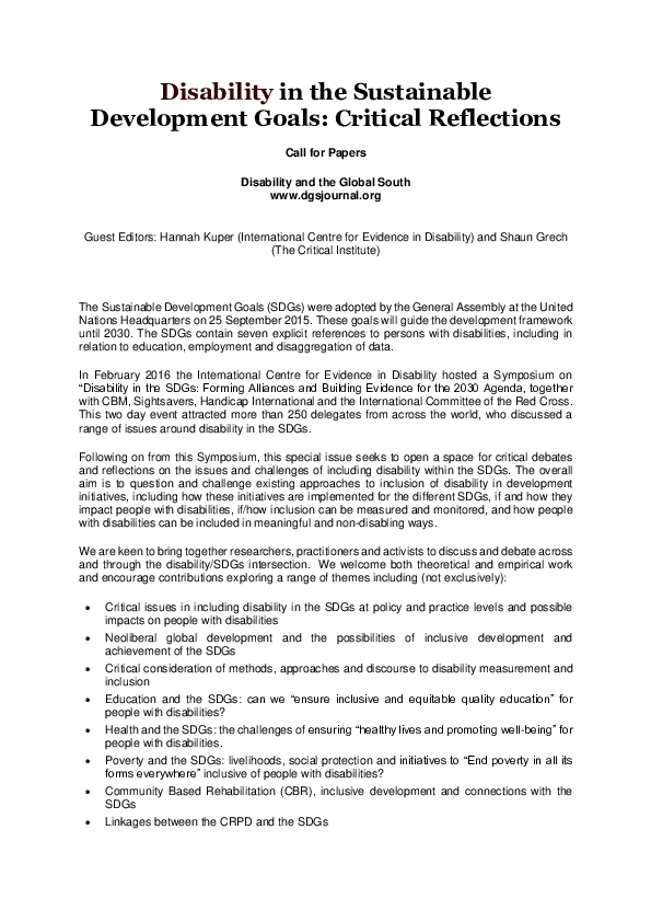 Article on disability picture