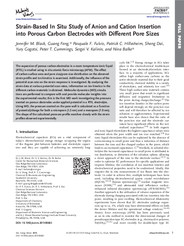 (PDF) Strain-Based In Situ Study of Anion and Cation Insertion into ...