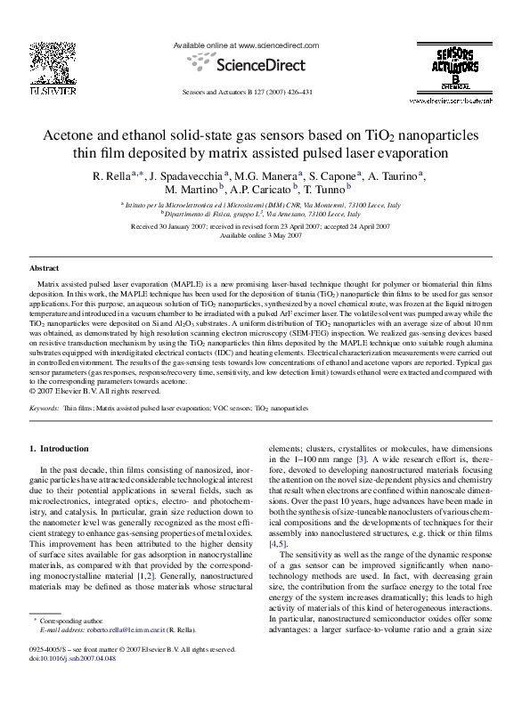 (PDF) Acetone and ethanol solid-state gas sensors based on TiO2 ...