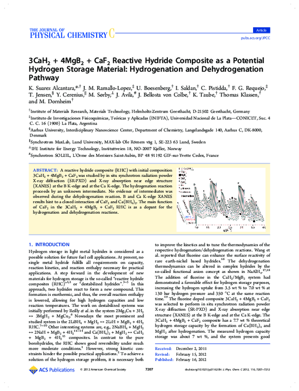 PDF) 3CaH 2 + 4MgB 2 + CaF 2 Reactive Hydride Composite as a Potential Hydrogen Storage Material: Hydrogenation and Dehydrogenation Pathway | Claudio Pistidda, Thomas Klassen, Jose M Bellosta von Colbe, pdf-3cah-2-4mgb-2-caf-2-reactive-hydride-composite-as-a-potential-hydrogen-storage-material-hydrogenation-and-dehydrogenation-pathway-claudio-pistidda-thomas-klassen-jose-m-bellosta-von-colbe