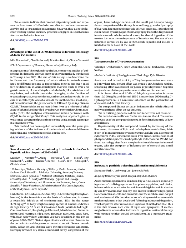(PDF) Advantages of the use of GC/MS technique in forensic toxicology ...