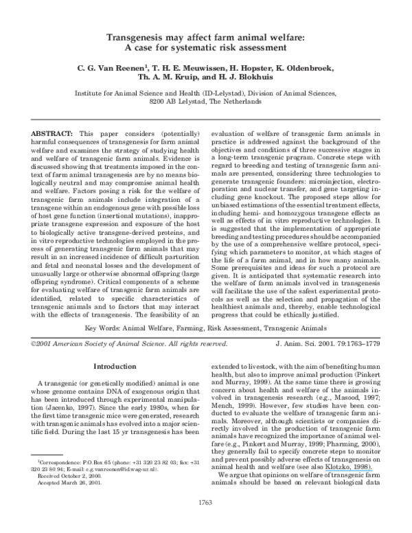 History of transgenic animals picture