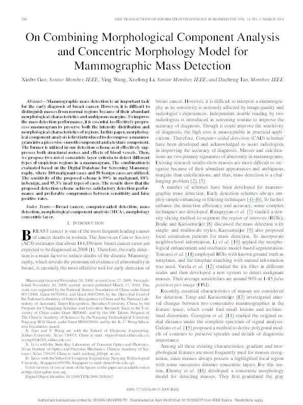 (PDF) On Combining Morphological Component Analysis and Concentric ...