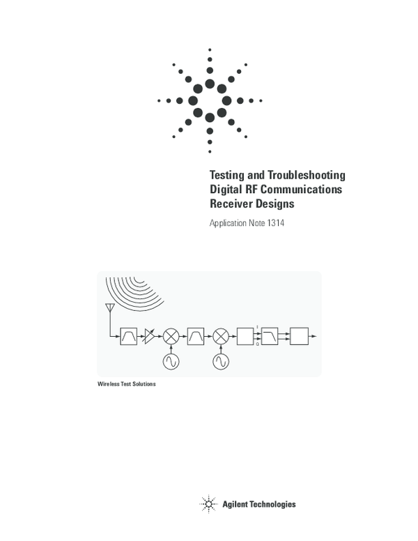 (PDF) Testing and Troubleshooting Digital RF Communications Receiver