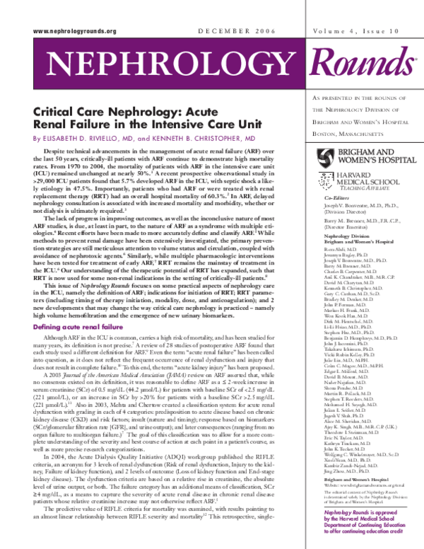 Simple nursing renal picture