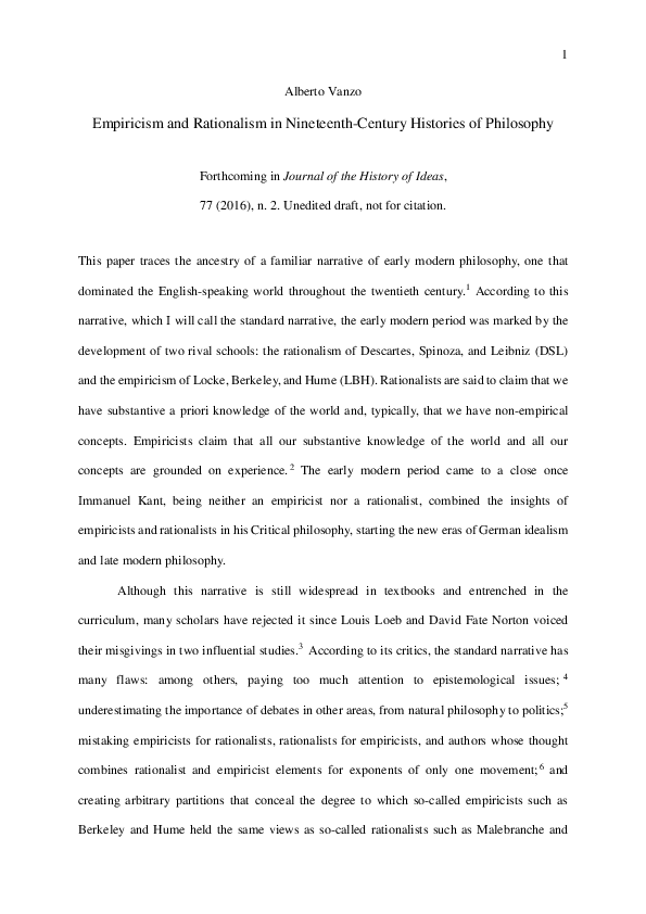 Importance of empiricism picture