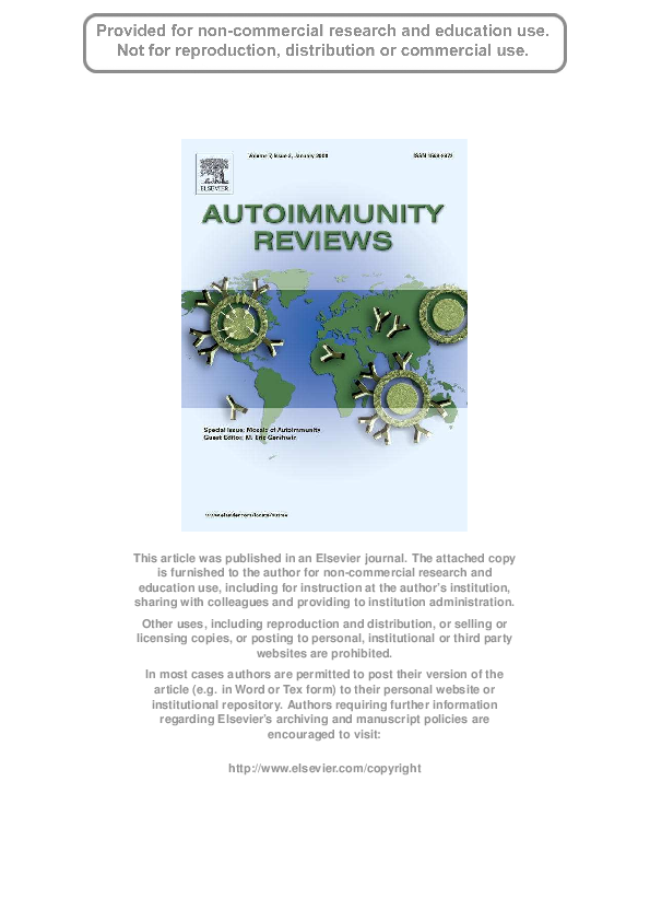(PDF) Stress as a trigger of autoimmune disease