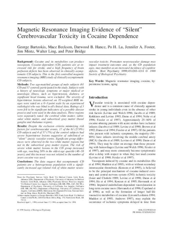 Cocaine intoxication essay 02 image