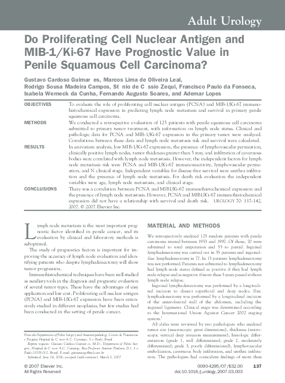 Image result for (PDF) Do Proliferating Cell Nuclear Antigen and MIB-1/Ki-67 Have ...