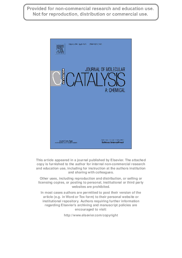 (PDF) Catalytic hydrogenation of crotonaldehyde and oxidation of ...