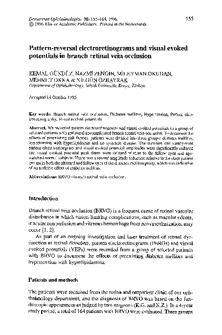 (PDF) Pattern-reversal electroretinograms and visual evoked potentials ...