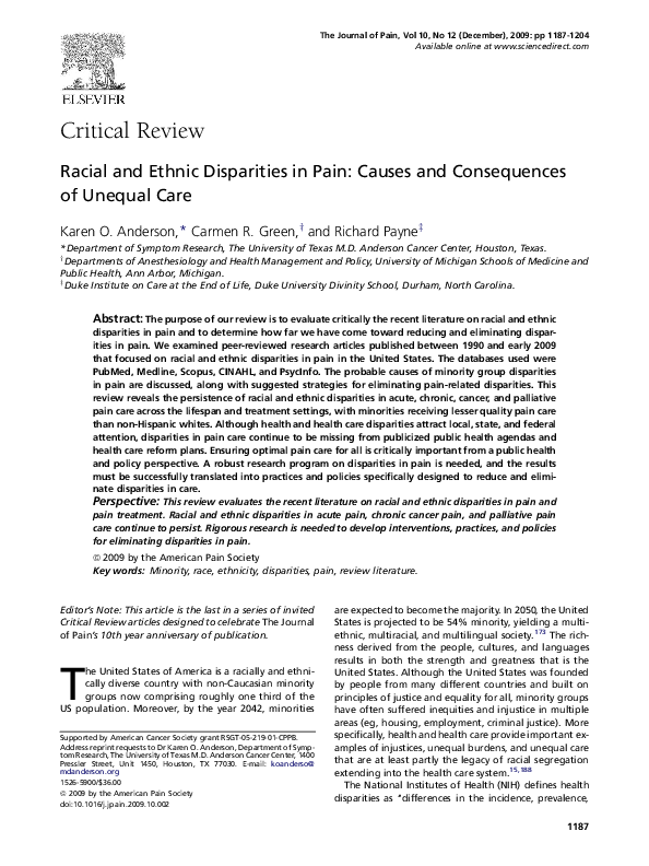 African american health disparities essay picture