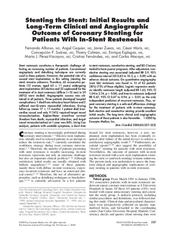 Stent angioplasty image