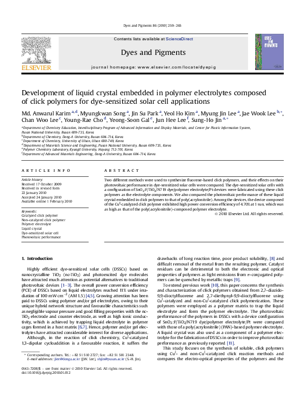 (PDF) Development of liquid crystal embedded in polymer electrolytes ...