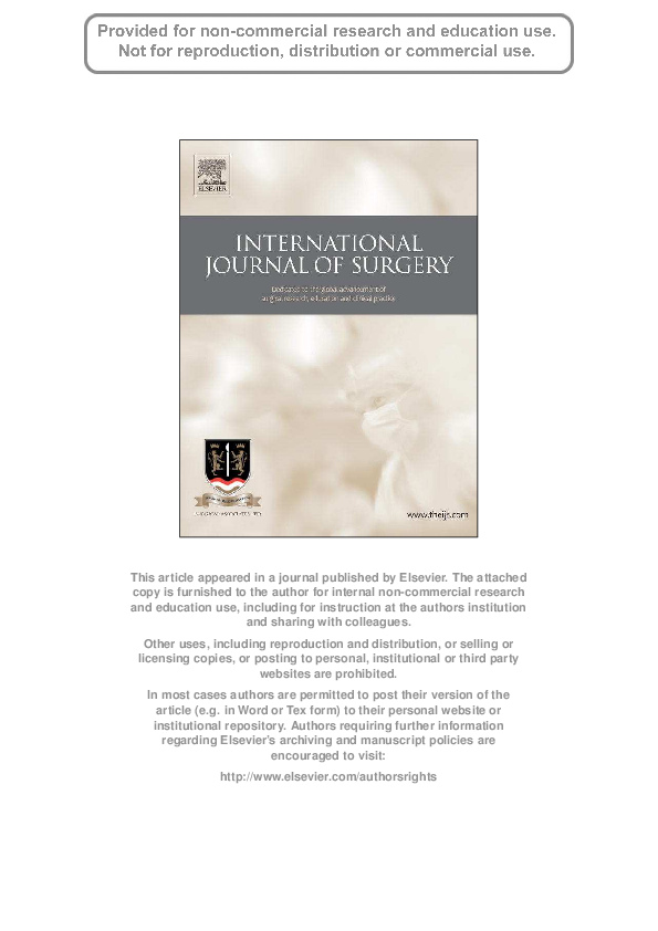 (PDF) A decade of bariatric surgery. What have we learned? Outcome in ...