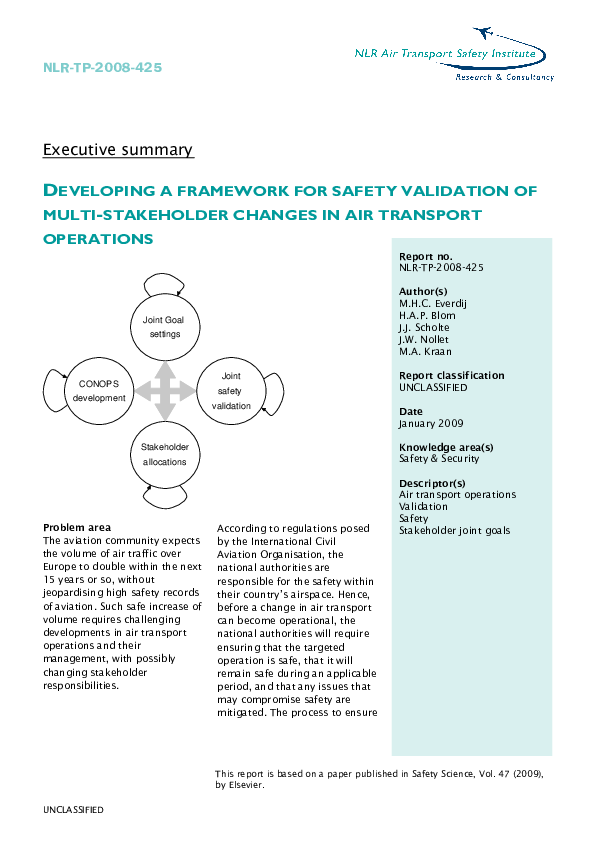 (PDF) Developing a framework for safety validation of multi-stakeholder ...