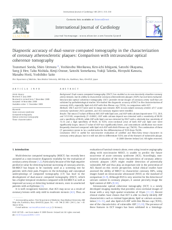 (PDF) Diagnostic Accuracy of Dual-Source Computed Tomography in the ...