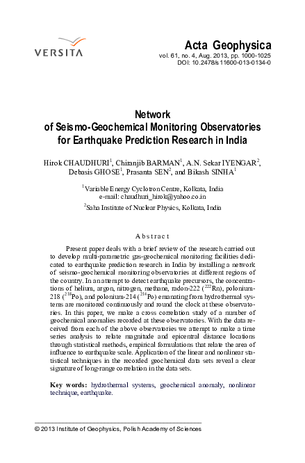 The next big earthquake prediction image