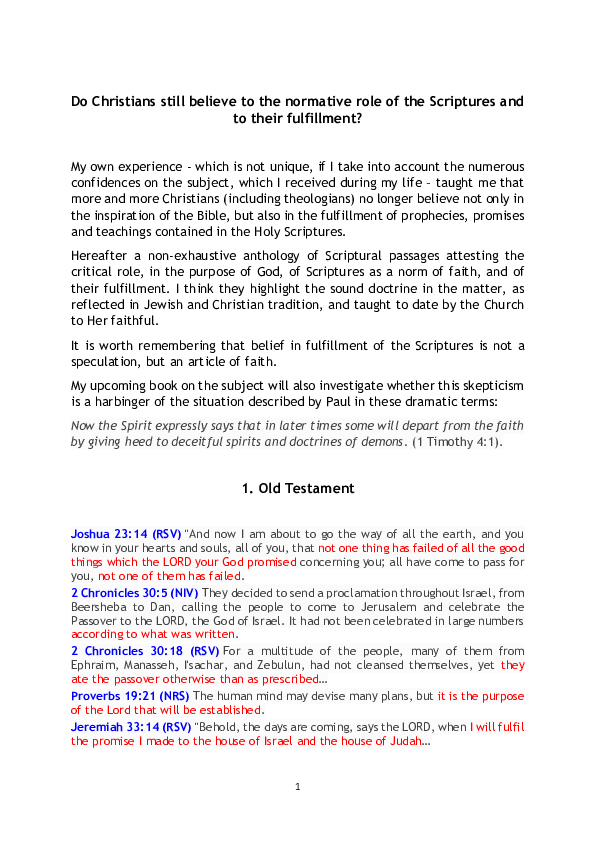 (PDF) Do Christians still believe to the normative role of the ...