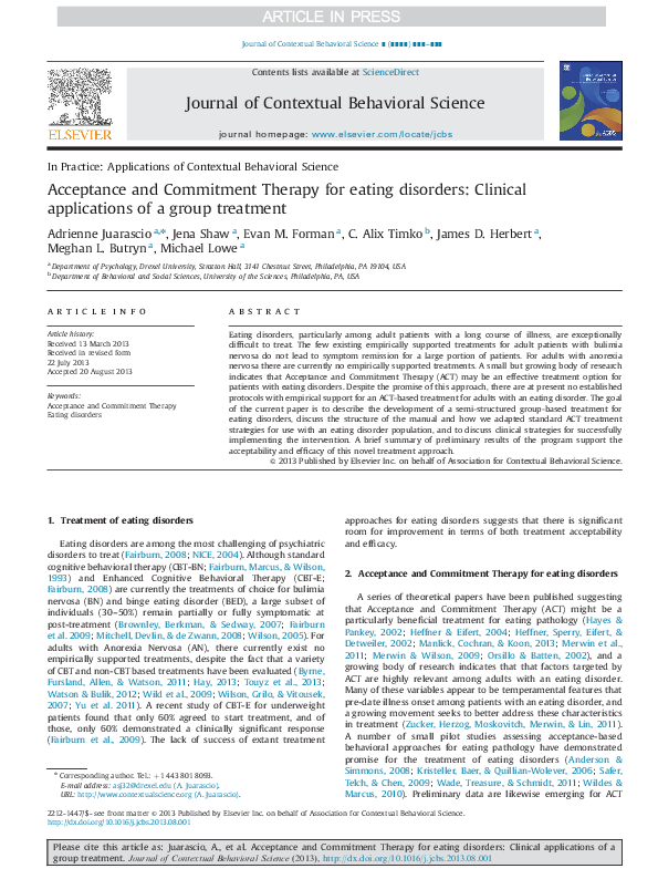 eating disorders interactive activities