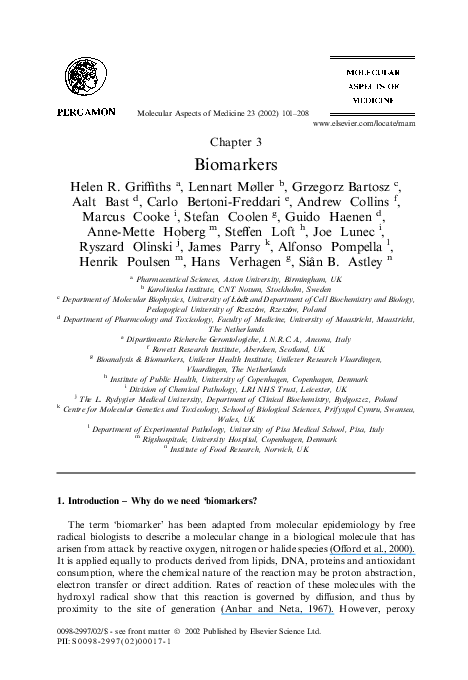 (PDF) Biomarkers