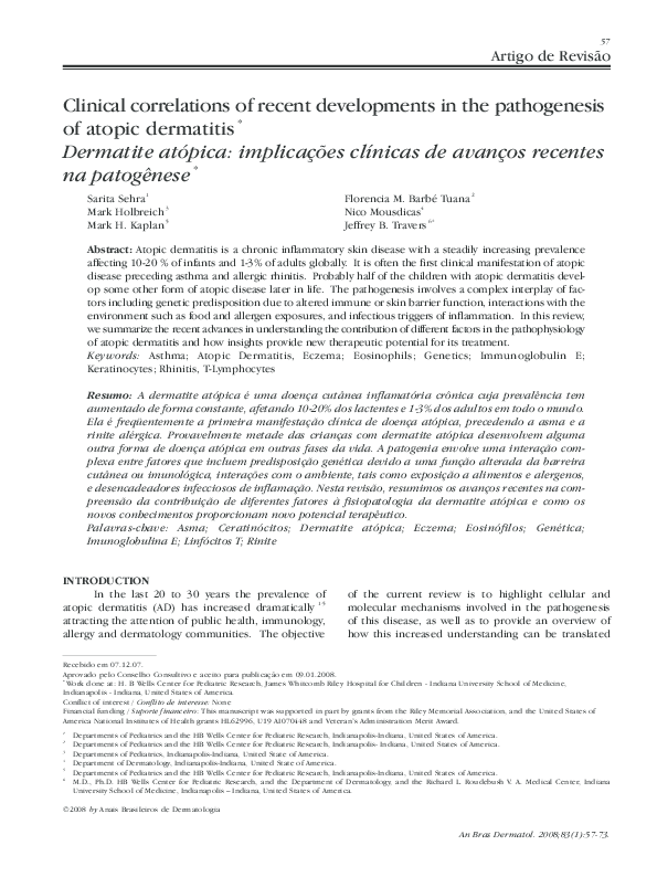 (PDF) Clinical correlations of recent developments in the pathogenesis ...