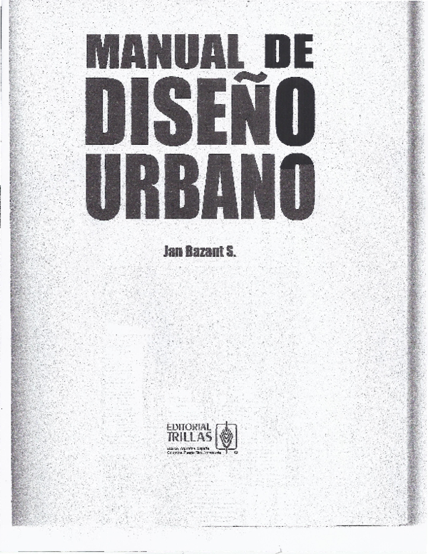 (PDF) Manual de Dis. Urbano Actividades Urbanas J. Bazan