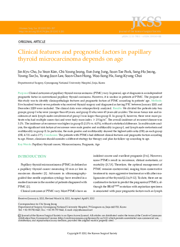 (PDF) Clinical features and prognostic factors in patients with head ...
