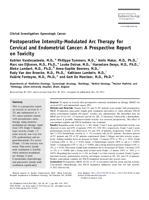 Progression of endometrial cancer picture