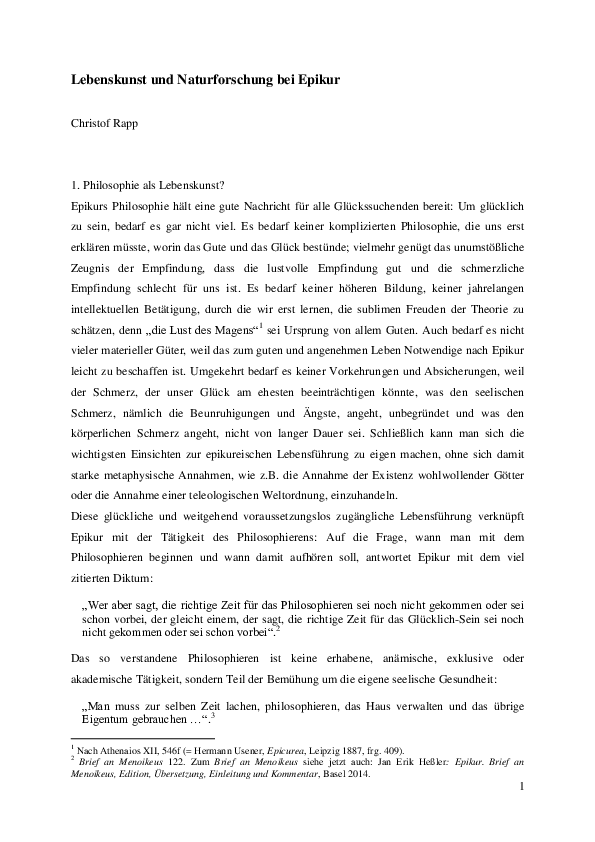 Epicurus happiness image