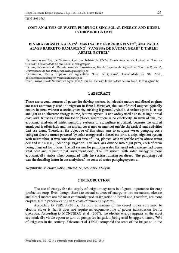 Solar-powered irrigation system in the philippines image