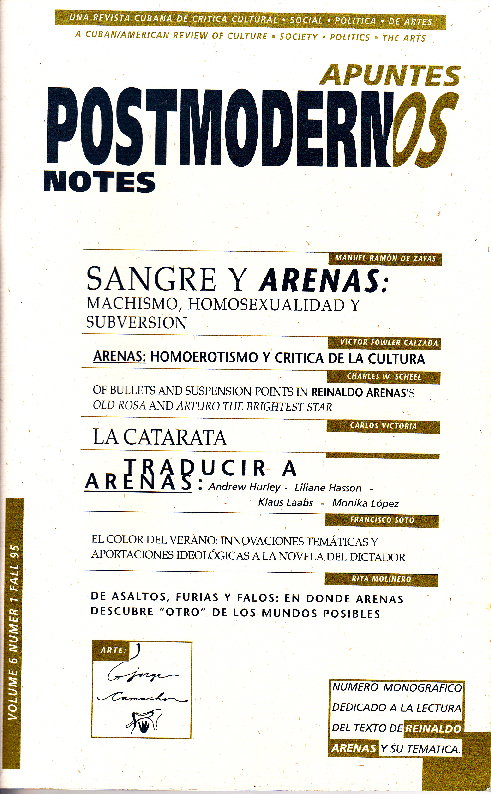 (PDF) Of Bullets and Suspension Points in Reinaldo Arenas’s 