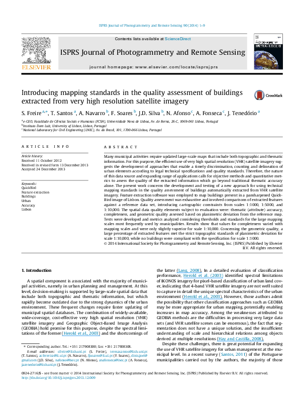 (PDF) Introducing mapping standards in the quality assessment of ...