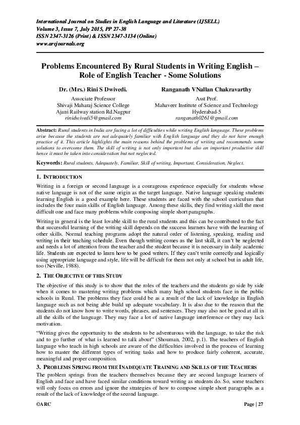 Everyday problems essay picture