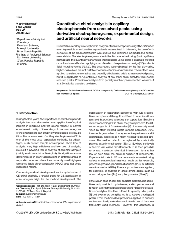 (PDF) Quantitative chiral analysis in capillary electrophoresis from ...
