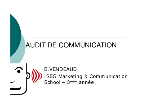 Pdf Audit De Communication