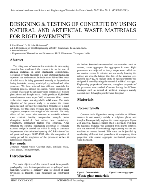 (PDF) DESIGNING & TESTING OF CONCRETE BY USING NATURAL AND ARTIFICIAL ...