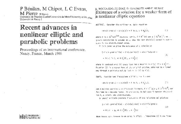 (PDF) Existence of a solution for a weaker form of a nonlinear elliptic ...