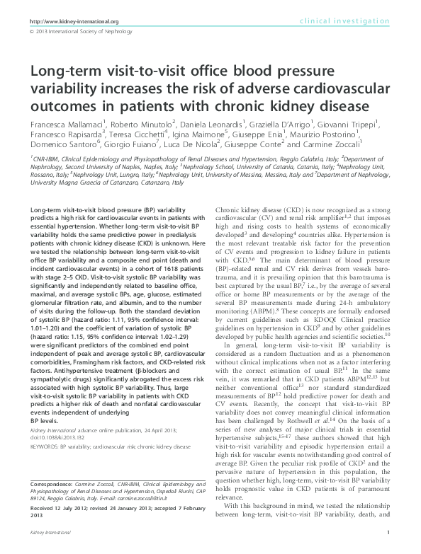 (PDF) Long-term visit-to-visit office blood pressure variability ...
