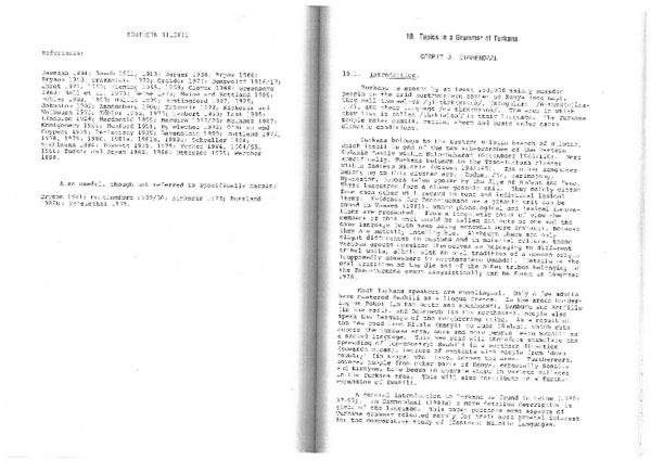 (PDF) Topics in a Grammar of Turkana