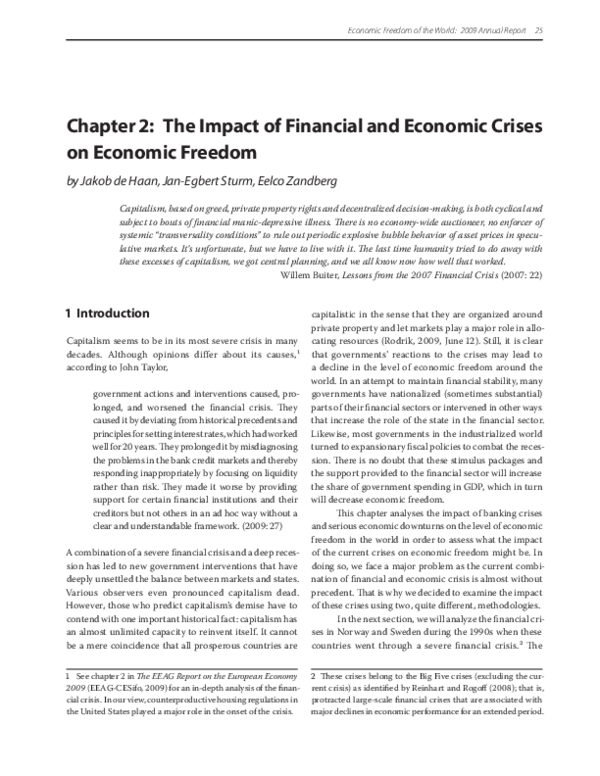 (PDF) Chapter 2: The Impact of Financial and Economic Crises on ...