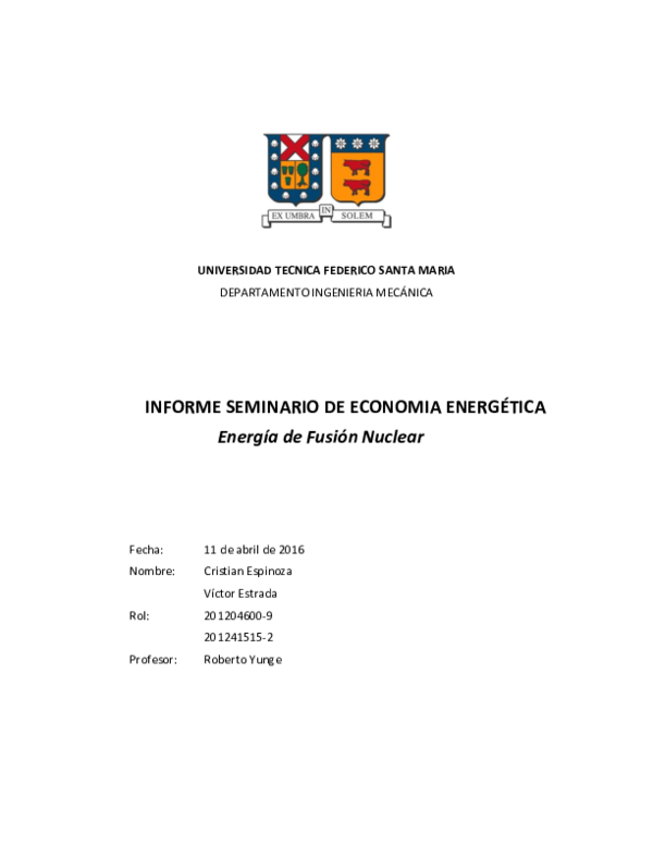 (PDF) UNIVERSIDAD TECNICA FEDERICO SANTA MARIA INFORME SEMINARIO DE ...