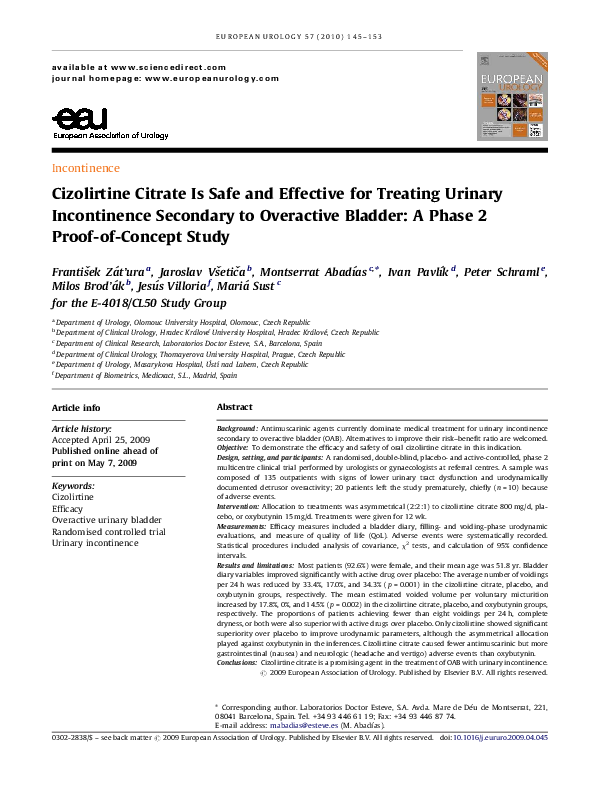 Overactive bladder medscape picture