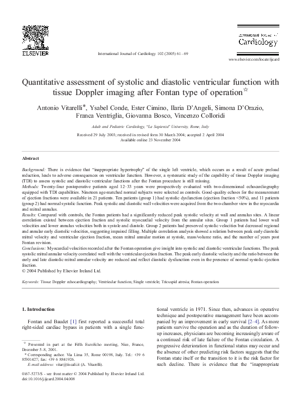 (PDF) Quantitative assessment of systolic and diastolic ventricular ...