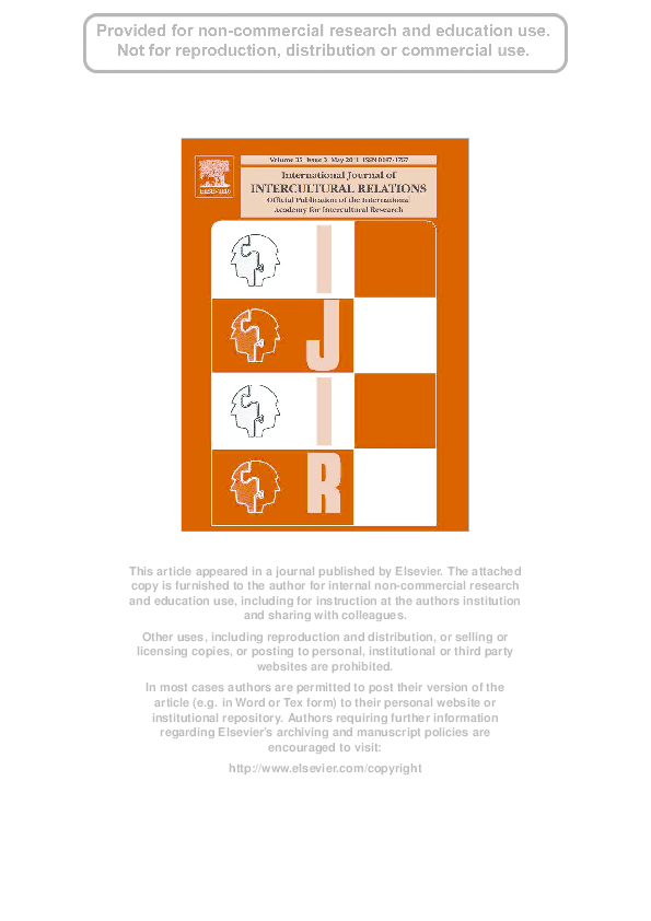 (PDF) Recent advances in intergroup contact theory