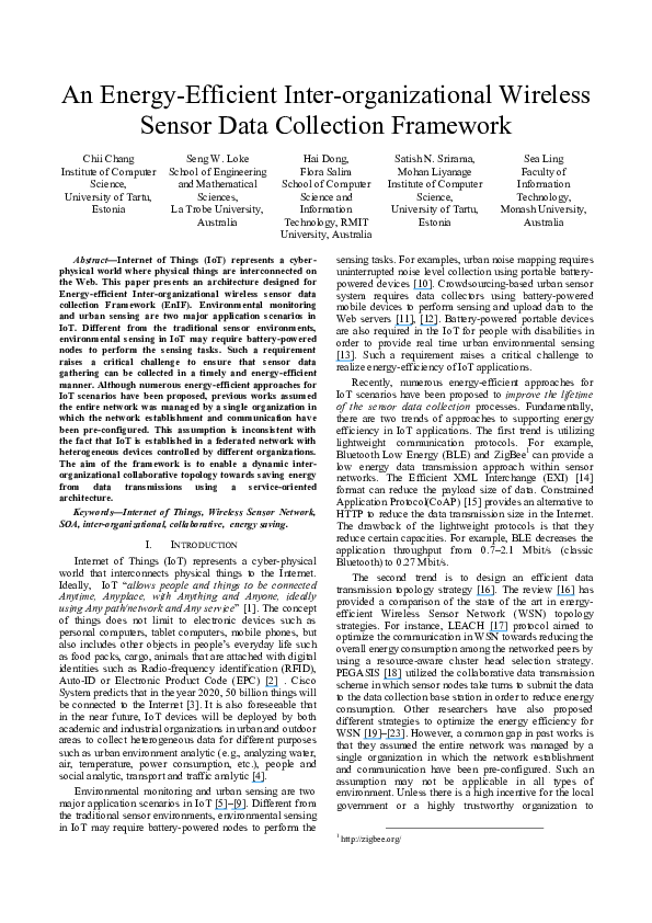 (PDF) An Energy-Efficient Inter-organizational Wireless Sensor Data ...